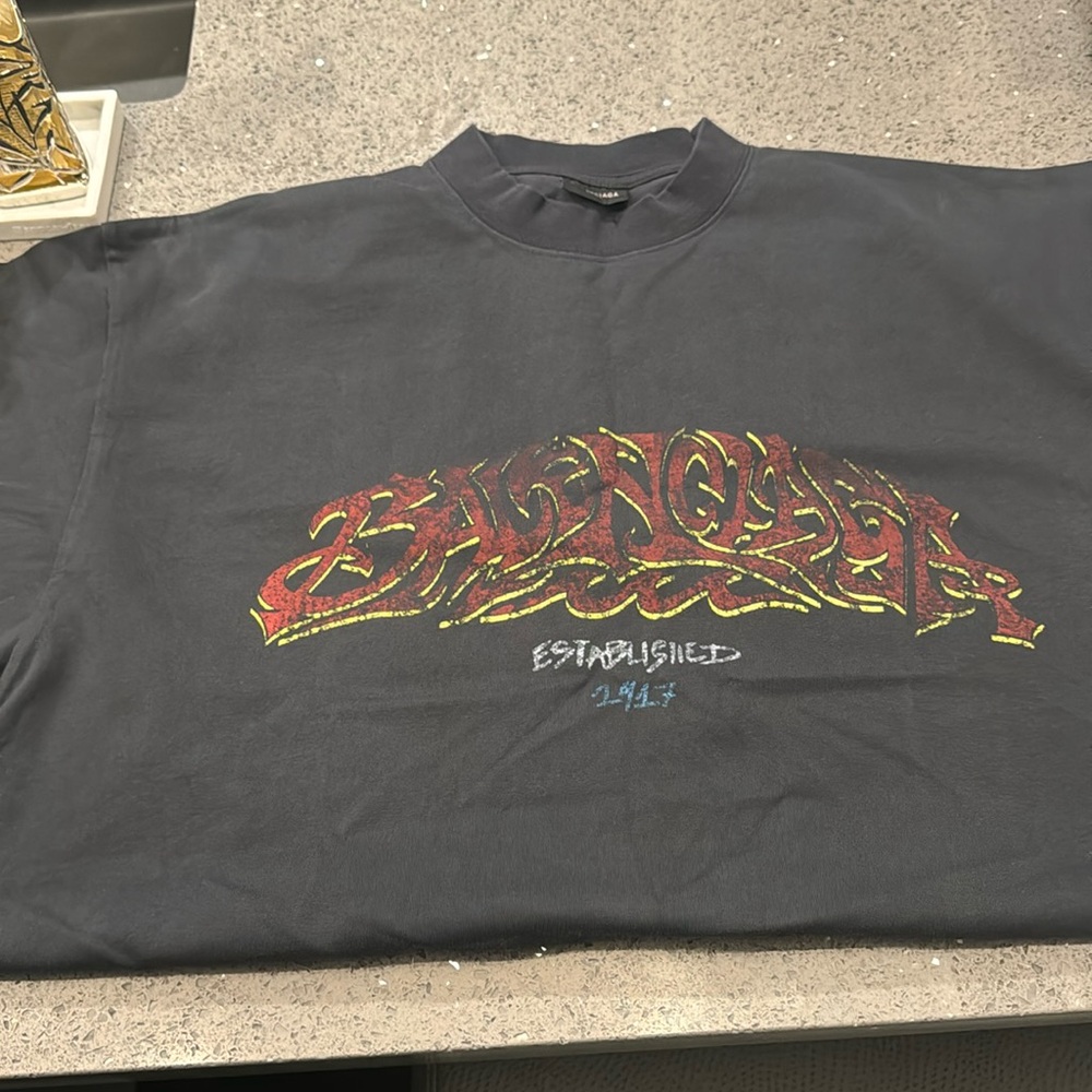 Balenciaga Tee Short Sleeve Large